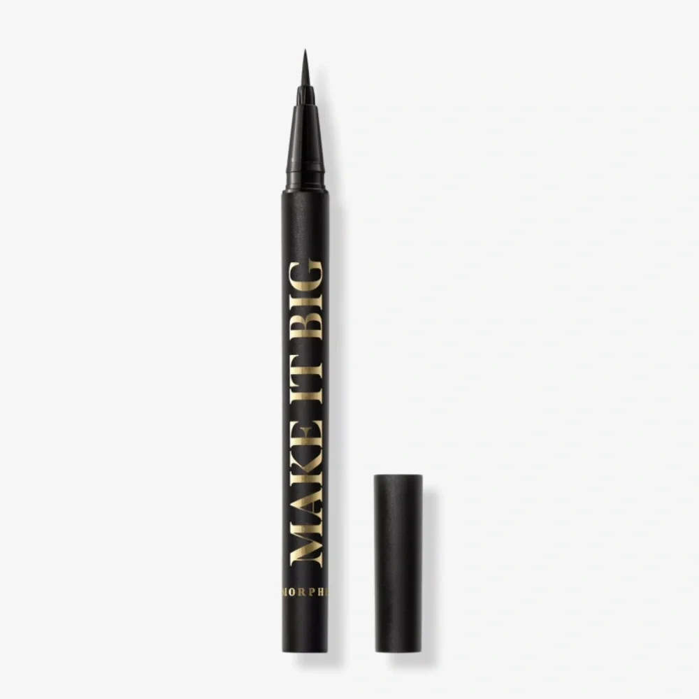 💎 Morphe Make It Big Brush-Tip Liquid Liner Bold Black New Full-Size